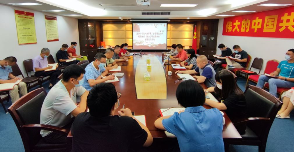 不忘初心学党史 勇担使命促发展——骏承公司党支部开展“在思想洗礼中砥砺奋进 助力公司发展未来”主题党日活动