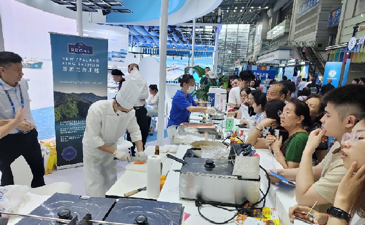 海纳百川迎客来，渔润万家礼香臻——润控食品亮相2024深圳国际渔业博览会